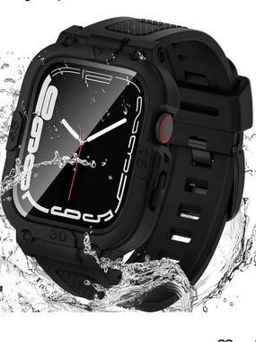 Band with Bumper Face Cover FITS: Apple Watch SE 3/SE 2/SE Series 6,5,4 (44mm)